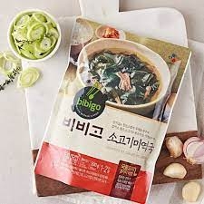 Canh rong biển thịt bò Bibigo 500g Hàn Quốc canh súp ăn liền 100% nhập khẩu Hàn Quốc