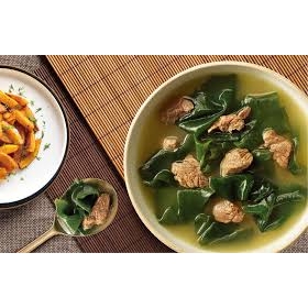 Canh rong biển thịt bò Bibigo 500g Hàn Quốc canh súp ăn liền 100% nhập khẩu Hàn Quốc