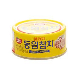 Cá ngừ không cay Light Standard Dongwon 100g Xuất Xứ 100% Từ Hàn Quốc