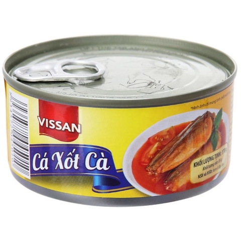 Cá xốt cà Vissan hộp 170g Sản Phẩm Không Chất Bảo Quản Vì Sức Khoẻ Người Việt