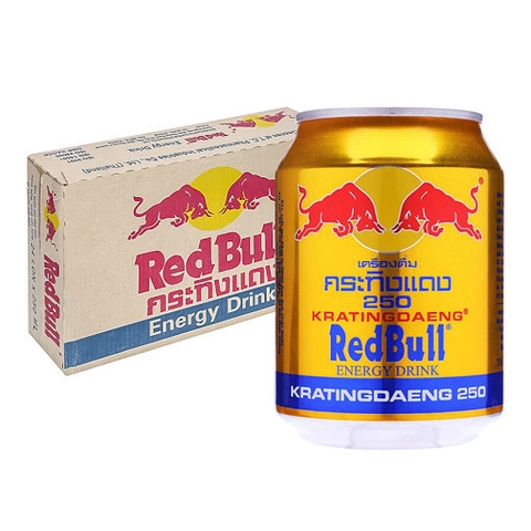 NƯỚC UỐNG TĂNG LỰC REDBULL LON 250ML CAM KẾT 100% CHÍNH HÃNG
