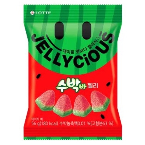 Kẹo dẻo dưa hấu JellyCious 50G Hàn Quốc chính hãng ngon chất lượng tuyệt hảo