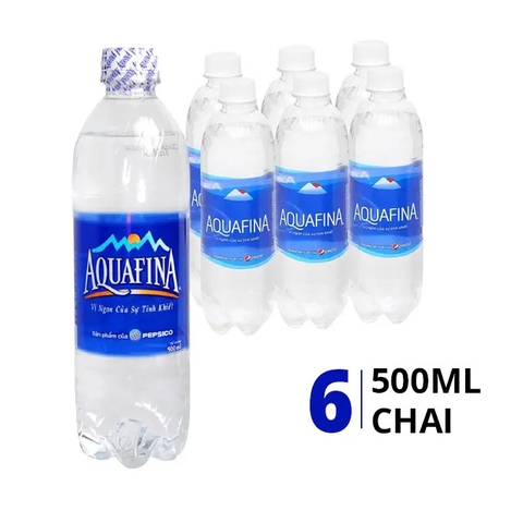 NƯỚC SUỐI AQUAFINA ĐÓNG CHAI 500ML CAM KẾT CHÍNH HÃNG 100%