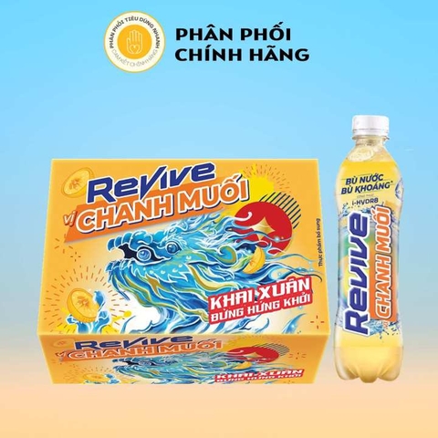 NƯỚC UỐNG ĐIỆN GIẢI REVIVE 390ML/500ML BÙ KHOÁNG BÙ NƯỚC