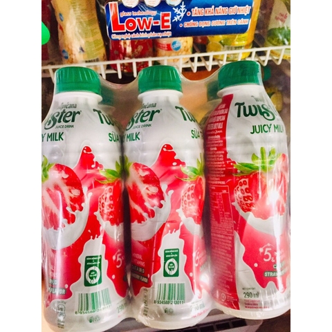 Sữa Trái Cây Twister Hương Dâu 290ml chính hãng 100%