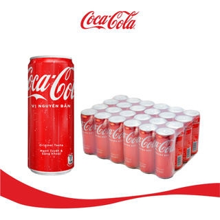 COCA COLA VỊ NGUYÊN BẢN/NO SUGAR/LIGHT/PLUS LON 320ML/330ML CAM KẾT 100% CHÍNH HÃNG