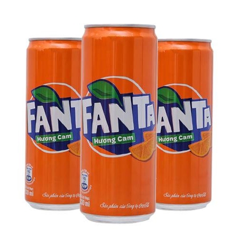 NƯỚC NGỌT FANTA HƯƠNG CAM LON/CHAI 320ML/1500ML CAM KẾT 100% CHÍNH HÃNG