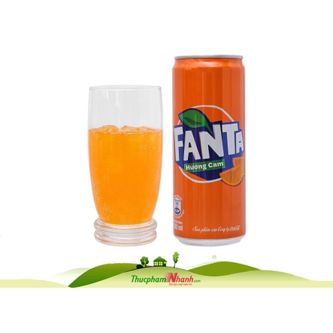 NƯỚC NGỌT FANTA HƯƠNG CAM LON/CHAI 320ML/1500ML CAM KẾT 100% CHÍNH HÃNG