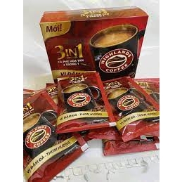 Cà phê hòa tan 3in1 Highlands coffee vị đậm đà (Hộp 10 gói x 17g) thức uống đậm đà vị béo sữa