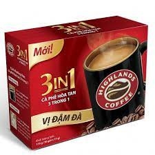 Cà phê hòa tan 3in1 Highlands coffee vị đậm đà (Hộp 10 gói x 17g) thức uống đậm đà vị béo sữa