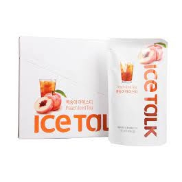 Nước trái cây lạnh ICE TALK Hàn quốc dạng túi 230ml với 4 hương vị cho bạn thoả sức lựa chọn