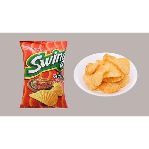 Bánh snack Swing vị bò bít tết 63g An toàn cho sức khỏe