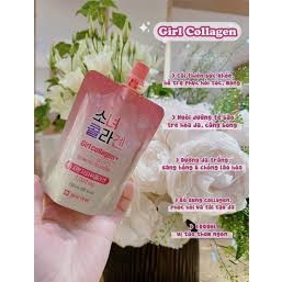 Nước Uống Girl Collagen Hàn Quốc Dạng Túi 100ml Chuẩn nhập khẩu 100%