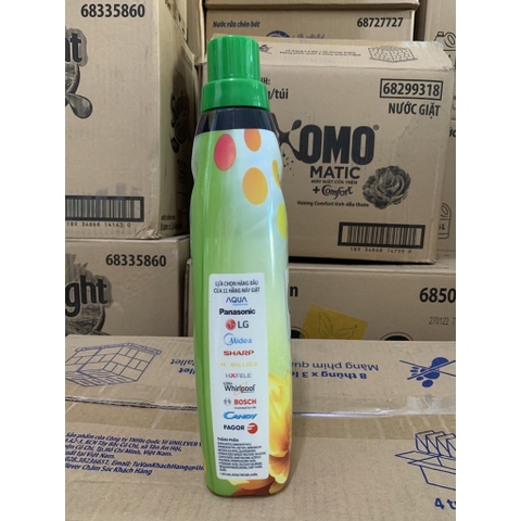 Nước Xả Vải Comfort Đậm Đặc Phơi Trong Nhà Hương Nắng Mới Chai 800ml Cam Kết Chính Hãng 100%