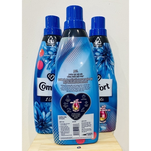 Nước xả vải Comfort Hương Ban Mai chai 800ml Đậm Đặc Chỉ Một Lần Xả