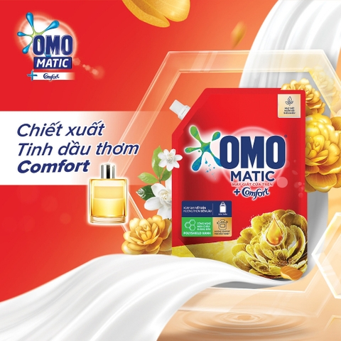 Nước Giặt Omo Comfort Tinh Dầu Thơm 2.8kg Cam kết chính hãng 100%