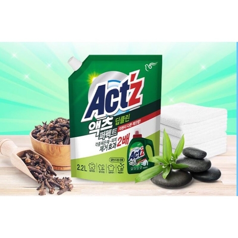 Nước giặt ACTZ tẩy trắng 2.2L Chuẩn hàng nhập khẩu Hàn Quốc