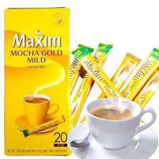 Cà phê hoà tan MAXIM WHITE GOLD (12g*20 gói/ 12g*100 gói/ 20 gói*11,7g) Cam kết 100% chính hãng