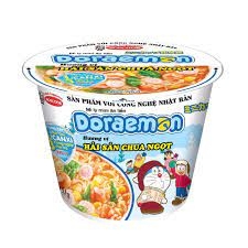 Mỳ ly Doraemon hải sản 53G Phù hợp cho trẻ em