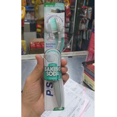 Bàn chải đánh răng P/S 1 cây chứa Baking Soda Trắng răng
