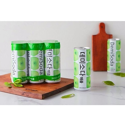 Nước Demi soda Trái cây Vị Chanh và Táo 250ml Chuẩn nhập khẩu HQ