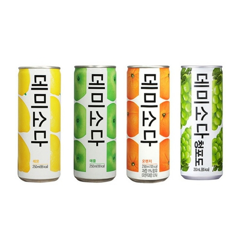 Nước Demi soda Trái cây Vị Chanh và Táo 250ml Chuẩn nhập khẩu HQ