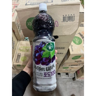 Nước Trái cây nho,quýt và táo Ja Yeon Eun 1.5L Chuẩn hàng nhập khẩu HQ