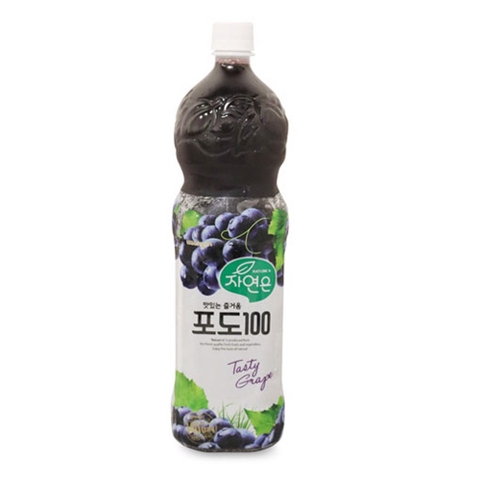 Nước Trái cây nho,quýt và táo Ja Yeon Eun 1.5L Chuẩn hàng nhập khẩu HQ