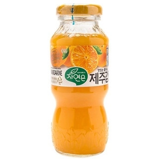 Nước Woongjin vị nho, táo, lô hội nha đam, mật ong và hồng sâm, cam, đào, gạo rang (chai 180ml) Chuẩn hàng nhập khẩu HQ