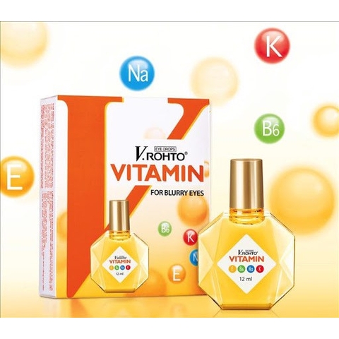 NƯỚC NHỎ MẮT VROHTO VÀNG 12ML NHẸ DỊU CHO MẮT