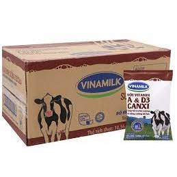 Thùng 24 bịch Sữa vinamilk hương socola 220ml