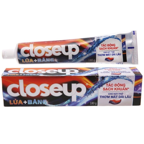 KEM ĐÁNH RĂNG CLOSEUP LỬA BĂNG 180G THƠM MÁT ĐẾN TỪNG HƠI THỞ