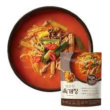 Canh bò hầm cay Bibigo 500g CJ Hàn Quốc canh ăn liền bảo đảm sức khỏe 100% nhập khẩu Hàn Quốc
