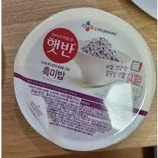 Cơm gạo nếp cẩm Hetbal set 3 CJ Hàn Quốc cơm đảm bảo sức khỏe 100% nhập khẩu Hàn Quốc