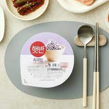 Cơm gạo nếp cẩm Hetbal set 3 CJ Hàn Quốc cơm đảm bảo sức khỏe 100% nhập khẩu Hàn Quốc