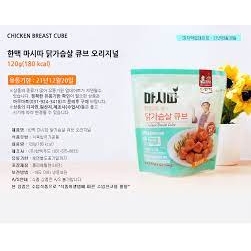 Ức gà cắt khối Original 120g sản phẩm đảm bảo chất lượng nhập khẩu Hàn Quốc