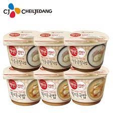 Cơm canh đuôi bò hầm 166g CJ cơm ăn liền bảo đảm sức khỏe 100% nhập khẩu Hàn