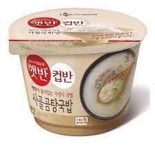 Cơm canh đuôi bò hầm 166g CJ cơm ăn liền bảo đảm sức khỏe 100% nhập khẩu Hàn