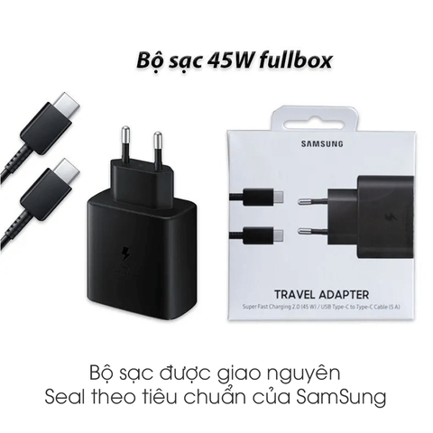 Bộ sạc samsung 45W sạc nhanh chính hãng