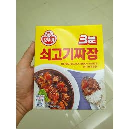 Cà ri bò tương đen Ottogi 200g 100% nhập khẩu Hàn Quốc