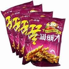 Snack que xoắn mật ong 90G Nongshim snack tốt cho sức khỏe 100% nhập khẩu Hàn Quốc