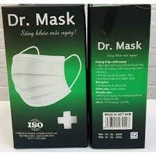 KHẨU TRANG 3D DR MASK 4 LỚP HỘP 30 CÁI KHÔNG MÙI KHÁNG KHUẨN
