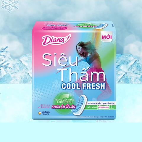 BVS DIANA COOLFRESH KHÔNG CÁNH 23CM (8M) KHÓA ẨM 3 LẦN