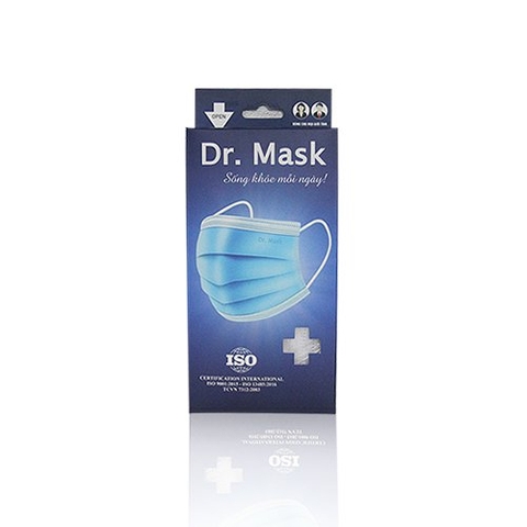 KHẨU TRANG 3D DR MASK 3 LỚP HỘP 30 CÁI CHỐNG NƯỚC KHÁNG KHUẨN