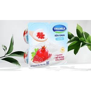 Sữa chua vinamilk vị lựu đỏ sữa chua ngon đảm bảo sức khỏe