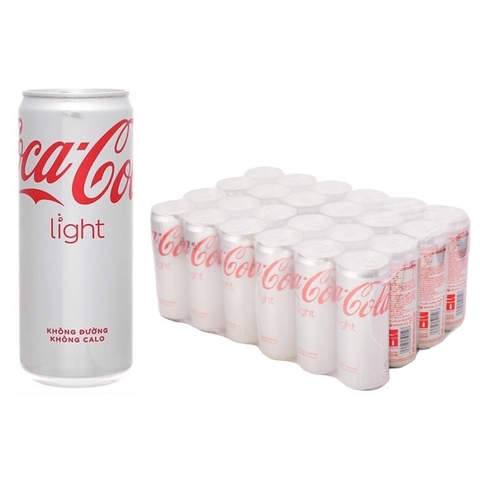 COCA COLA VỊ NGUYÊN BẢN/NO SUGAR/LIGHT/PLUS LON 320ML/330ML CAM KẾT 100% CHÍNH HÃNG