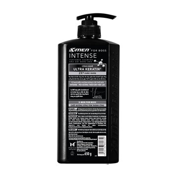 Dầu gội đầu Xmen INTENSE 650g (chai) Mùi hương trầm đầy nội lực