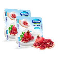 Sữa chua vinamilk vị lựu đỏ sữa chua ngon đảm bảo sức khỏe