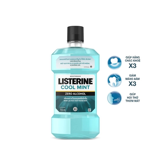 NƯỚC SÚC MIỆNG DIỆT KHUẨN LISTERINE COOL MINT 750ML
