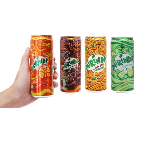 NƯỚC NGỌT MIRINDA VỊ CAM/XÁ XỊ/SODAKEM 320ML TƯƠI NGON SẢNG KHOÁI